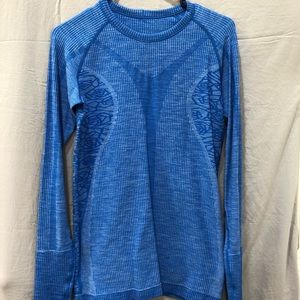 Lululemon Blue Long Sleeve Shirt